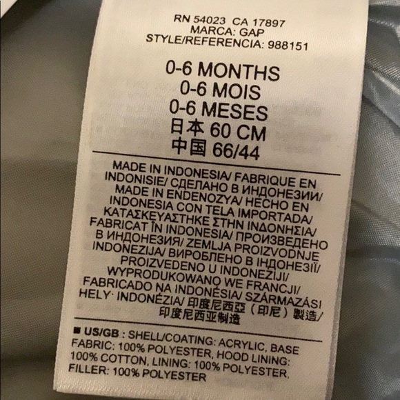 Brand New Adorable GAP Winter Jacket - Picture 10 of 10